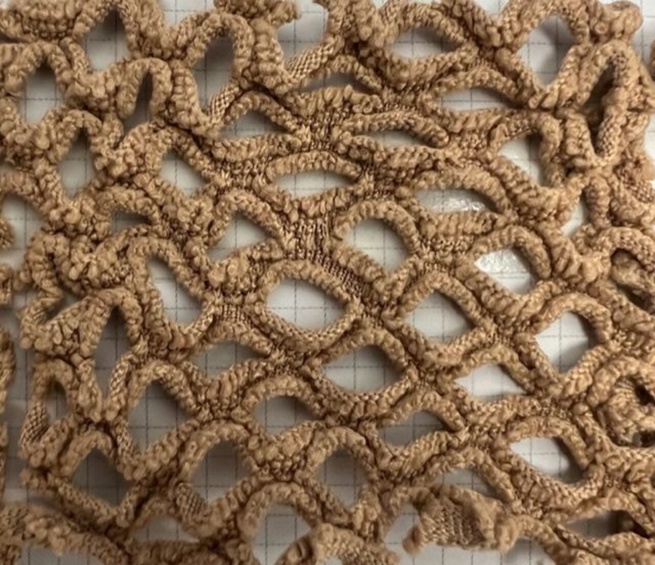 1 Yard Big Fishnet Mesh Fabric Solid Open Weave 58/60” Wide Lightweight Polyester